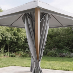 Savannah 4x3m Fabric Gazebo - Oak by Atkin And Thyme, H286 x W399 x D299 cm - thumbnail 2