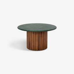 Jude Fluted Marble Coffee Table by Atkin And Thyme, Height = 43cm / Diameter = 76cm - thumbnail 4