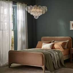 Solace Glass Chandelier by Atkin And Thyme, H38.5 x W64 x D64 cm - thumbnail 2