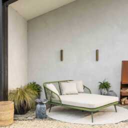 Lauren Daybed in Green by Atkin And Thyme, H87 x W161 x D178 cm - thumbnail 3