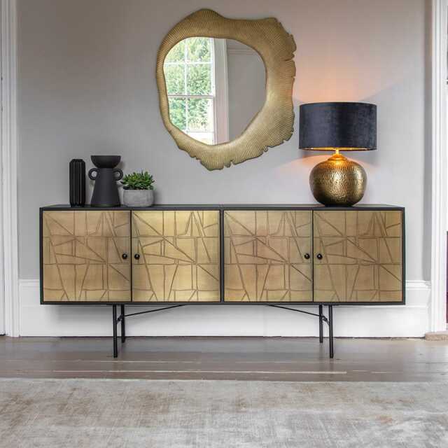 Crackle Sideboard by Atkin And Thyme, H76.5 x W183 x D40.5 cm - image 1