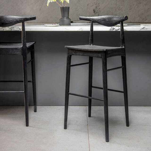Hiro Bar stool in Black
