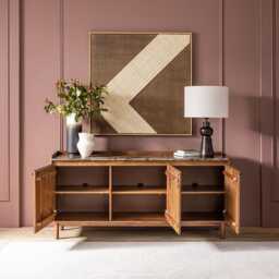 Brera Marble Sideboard by Atkin And Thyme, H75.5 x W160 x D45 cm - thumbnail 4