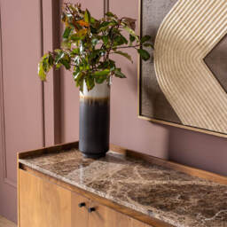 Brera Marble Sideboard by Atkin And Thyme, H75.5 x W160 x D45 cm - thumbnail 3