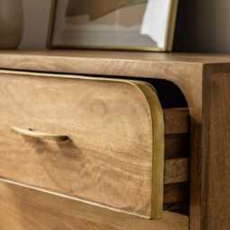 Miro 6 Drawer Chest by Atkin And Thyme, H68 x W130 x D40 cm - thumbnail 4