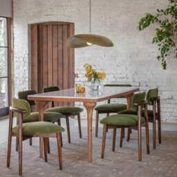 Serene Brass Pendant Light by Atkin And Thyme, H16 x W78 x D50cm - thumbnail 4