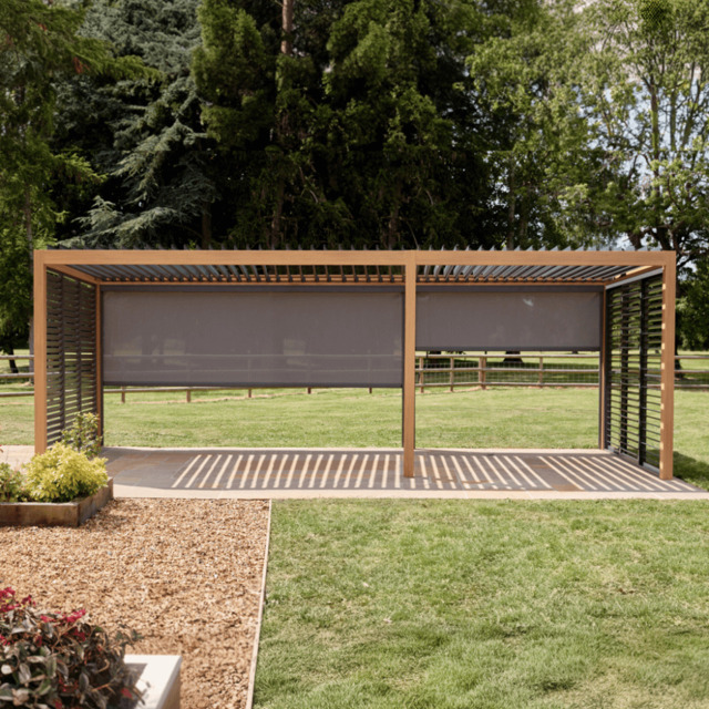 Savannah Pergola with lights 7m x 3m Kit - Oak by Atkin And Thyme - image 1