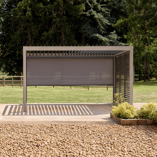 Savannah Pergola with lights 4m x 3m Kit - Birch by Atkin And Thyme - image 1