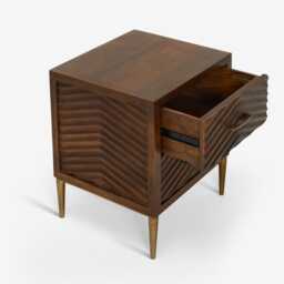 Fandango Bedside Table by Atkin And Thyme, H46 x W41 x DH53 x cm - thumbnail 3