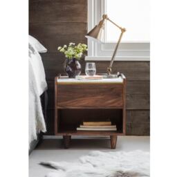 Deco Marble Bedside Table by Atkin And Thyme, W48x D35 x H50cm - thumbnail 3