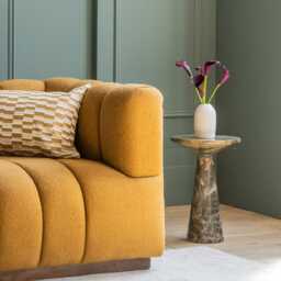 Basso Marble Side Table by Atkin And Thyme, H46 x W31 x D31 cm - thumbnail 2