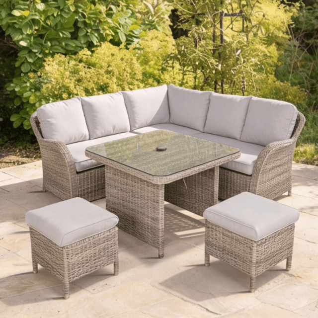 Matilda Compact Corner Lounge Dining Set
