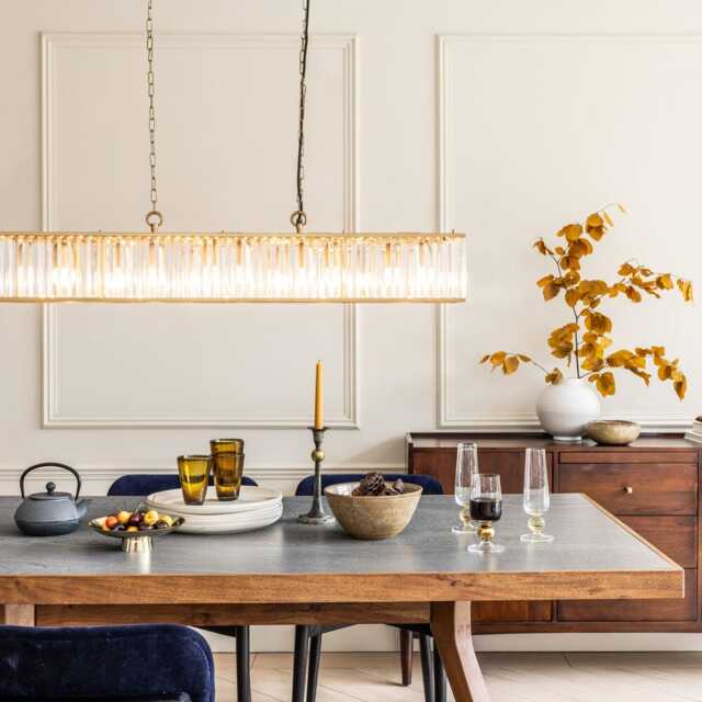 Amalfi Crystal Chandelier by Atkin And Thyme, H209 x W1100 x D200 mm - image 1