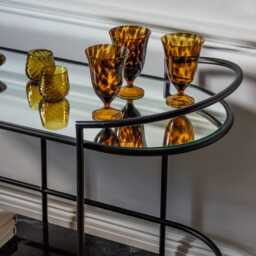 Harper Marble and Mirror Console Table by Atkin And Thyme, H81.5 x W126 x D46.5 cm - thumbnail 2