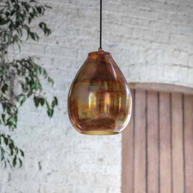 Burnished Pendant Lamp