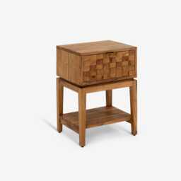 Poppy Bedside Table by Atkin And Thyme, H57.5 x W44 x D35 cm - thumbnail 5