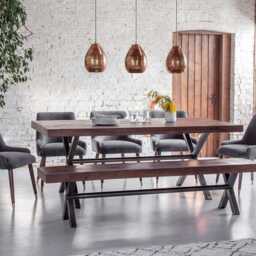 Burnished Pendant Lamp by Atkin And Thyme, H30 X W23 X 23cm