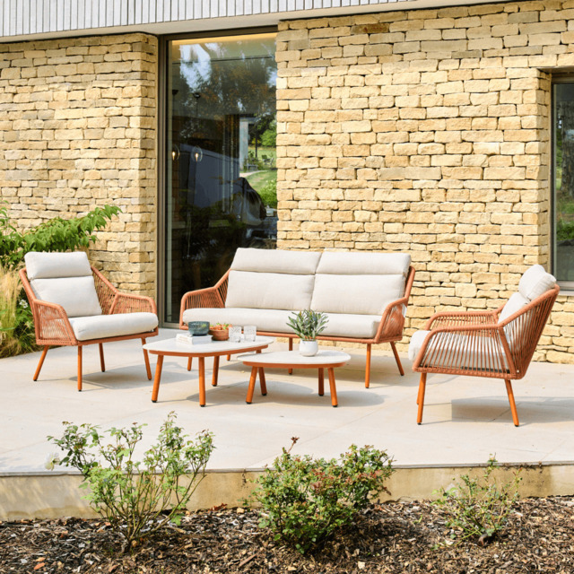 Olivia Terracotta Lounge Set