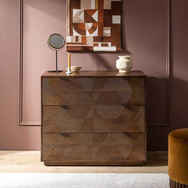 Tessa Chest Of Drawers by Atkin And Thyme, H86 x W100 x D45 cm - image 1