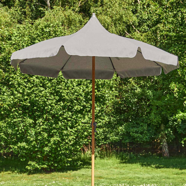 Savannah 1.8m Wood-Effect Parasol - Oak by Atkin And Thyme - image 1