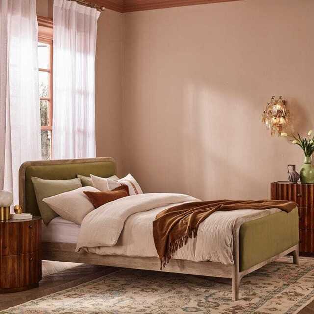 Mabel Kingsize Bed Apple Green
