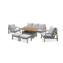 Leena Lounge Dining Set with Adjustable Table by Atkin And Thyme - thumbnail 3