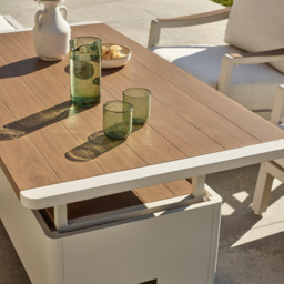 Leena Lounge Dining Set with Adjustable Table by Atkin And Thyme - thumbnail 2