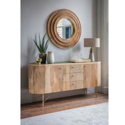 Jade Marble Sideboard by Atkin And Thyme, W174x D45 x H81cm - thumbnail 3
