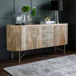 Jade Marble Sideboard by Atkin And Thyme, W174x D45 x H81cm - thumbnail 2