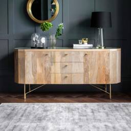 Jade Marble Sideboard by Atkin And Thyme, W174x D45 x H81cm - thumbnail 1