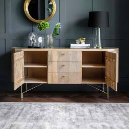 Jade Marble Sideboard by Atkin And Thyme, W174x D45 x H81cm - thumbnail 4