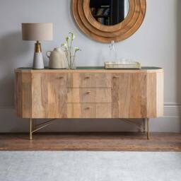 Jade Marble Sideboard by Atkin And Thyme, W174x D45 x H81cm - thumbnail 5