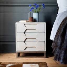 Hex Bedside Drawers by Atkin And Thyme, W45 x D40 x H53cm - thumbnail 1