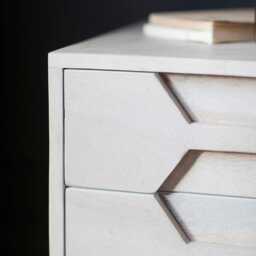 Hex Bedside Drawers by Atkin And Thyme, W45 x D40 x H53cm - thumbnail 3