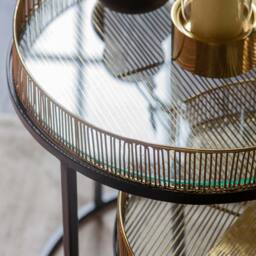 Doris Nesting Side Tables by Atkin And Thyme, Large Dia.41 x H52cm Small Dia.36 x H42cm - thumbnail 2