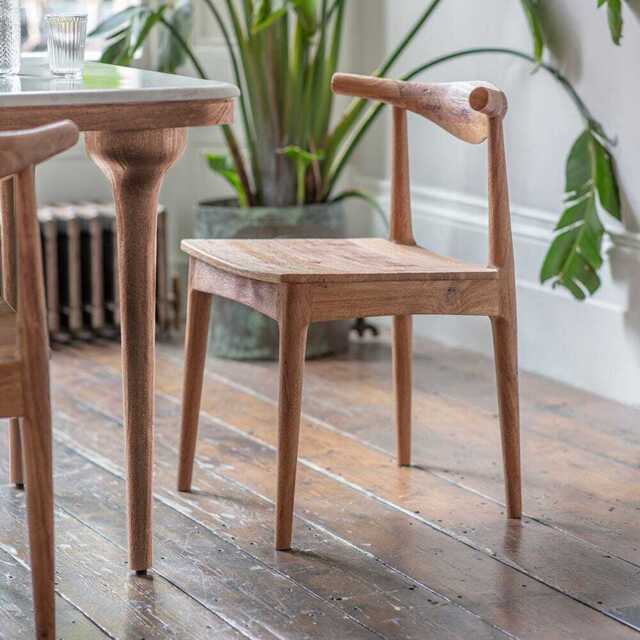 Hiro Dining Chairs (Pair)  Natural