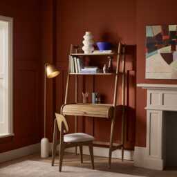 Byron Ladder Desk in Muted Oak by Atkin And Thyme, H181 x W86 x D58.5 cm - thumbnail 2