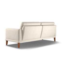 Fitzroy 4-Seat Sofa In Bone Eco Velvet by Atkin And Thyme - thumbnail 2