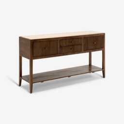 Mirabelle Travertine Sideboard by Atkin And Thyme, H76 x W140 x D40 cm - thumbnail 2