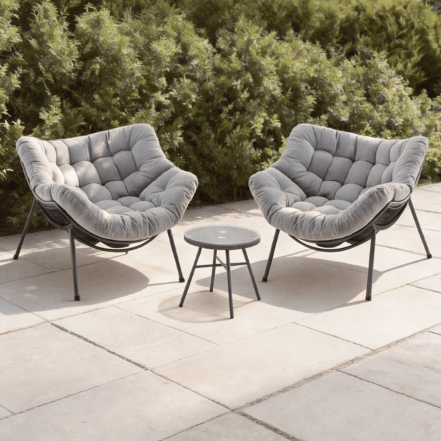 Savannah Lounge Chairs And Table Set