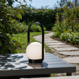 Selenia Rechargeable Modern Outdoor Table Lantern by Atkin And Thyme, H185 x W42 x L125cm - thumbnail 2