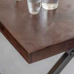 Logan Dining Table - Gun Metal Legs - Large by Atkin And Thyme - thumbnail 5