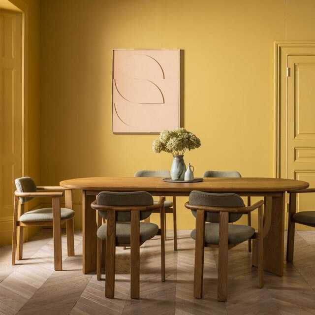 Umi Solid Oak Extendable Dining Table