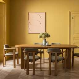 Umi Solid Oak Extendable Dining Table