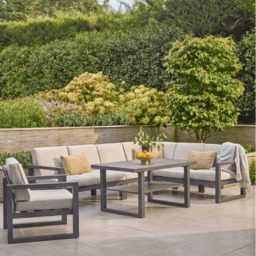 Gabriela Corner Lounge Dining Set with Lounge Chair by Atkin And Thyme - thumbnail 4