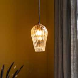 Aria Glass Pendant Light by Atkin And Thyme, H36.2 x W18.4 x D18.4 cm - thumbnail 2
