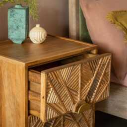 Jumeirah Bedside Table by Atkin And Thyme, H62 x W46 x D38 cm - thumbnail 2