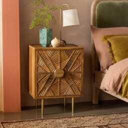 Jumeirah Bedside Table by Atkin And Thyme, H62 x W46 x D38 cm - thumbnail 4