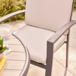 Gabriela 2 Seat Bistro Set by Atkin And Thyme, Table H730 x W77 x D77 cm  Armchair H97 X W60.5 x D68 cm - thumbnail 2