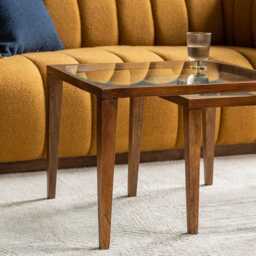 Sorrento Nested Coffee Table by Atkin And Thyme, H40 x W75 x D50 cm - thumbnail 2